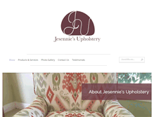 Tablet Screenshot of jesenniesupholstery.com